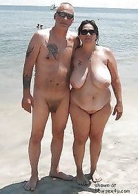 BBW matures and grannies at the beach (65)